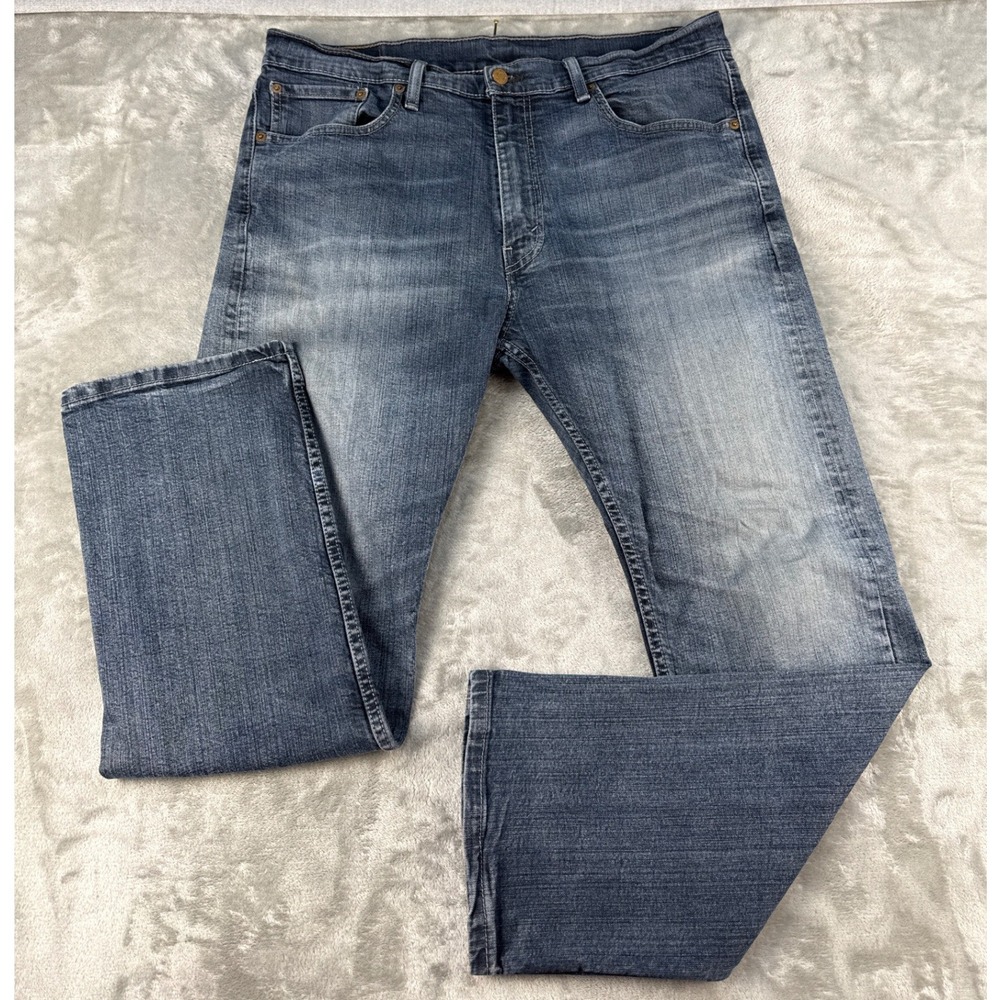Levi's Jeans Mens 36x30 505 Regular Fit Blue Straight Leg Denim EUC